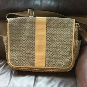 Coach messenger/diaper bag